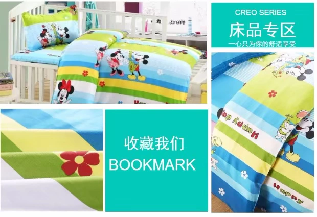 giường trẻ em Liu Jiantao ba mảnh giường bông bé mẫu giáo dành riêng gói Bộ đồ giường - Bộ đồ giường trẻ em 	mẫu chăn ga cho bé trai	