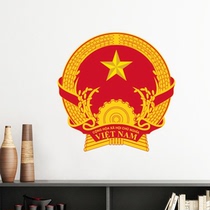 Vietnam Asia National Emblem Wall Sticker Wallpaper Room Decal