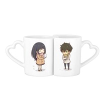 Ice Ice Skating ice Ice Skating SECONDARY META PERIMETER COUPLE MARK CUP GROUP CERAMIC MUG CREATIVE CARTOON MARK CUP COFFEE CUP