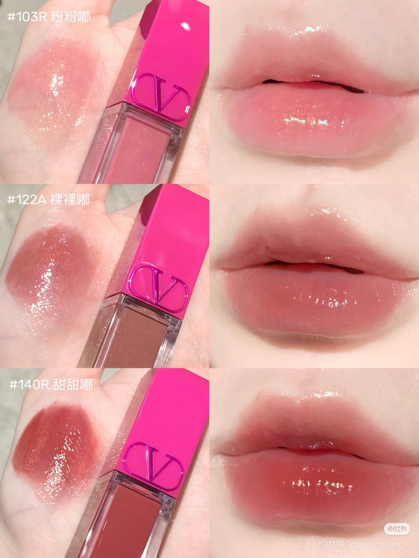 Special Offer in Stock Valentino Lip Gloss Water Glossy Lip Glaze 103R 300R 122A Special Offer in Stock Valentino Lip Gloss Water Glossy Lip Glaze 103R 300R 122A