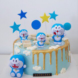 6 models of Doraemon A dream machine cat dingy cat cake decoration paparazzi doll pendulum toy gift mobile phone shell accessories-Taobao