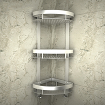 Augie thickened space aluminum bathroom tripod Kitchen corner shelf Wall-mounted shower bathroom corner wall