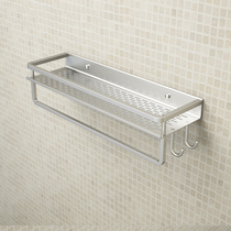Ouji bathroom free hole space aluminum bathroom shelf Sink bench balcony bathroom single-layer wall-mounted