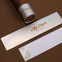 Cigar Master Customized Cigar Label Local with Adhesive Sticker Token Club Cigar Label