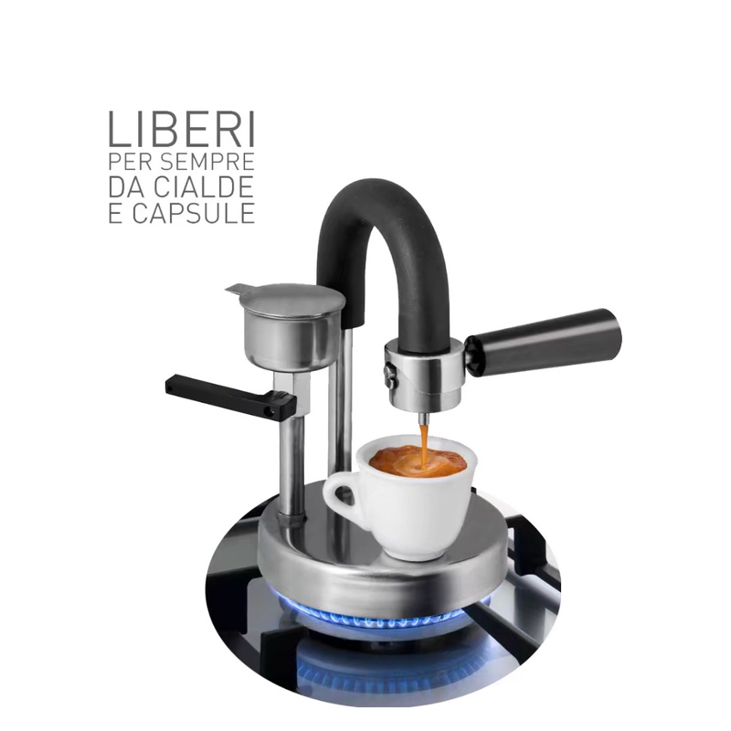 Italian Kamira Coffee Pot, for Home, Office, Outdoor Picnics, Stainless Steel Moka Pot Italian Kamira Coffee Pot, for Home, Office, Outdoor Picnics, Stainless Steel Moka Pot