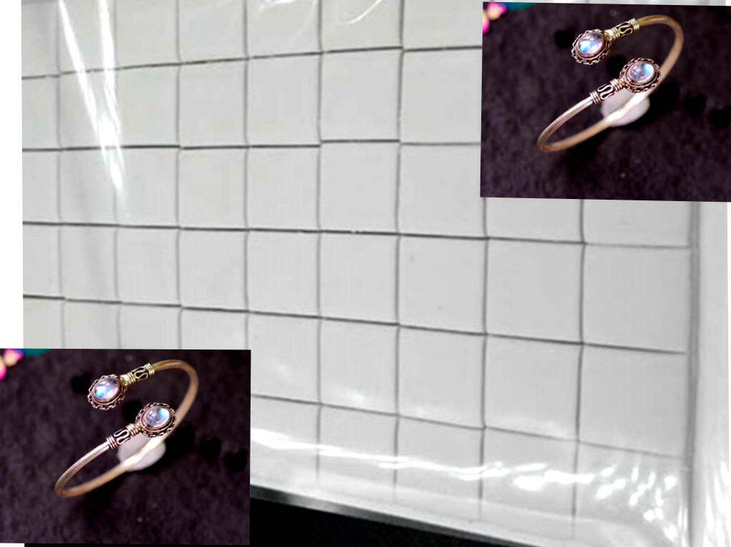 White Jewelry Photographed Clay Jewelry Photo Exclusive No-scratched Clay Ring Ear-pin bracelet fixed photo