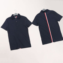 High-end Bull Stock Pearl Ground Cotton Pure Cotton Fashion Business Gentleman Polo Shirt Men Short Sleeve T-Shirt Turned Collar Mens Clothing