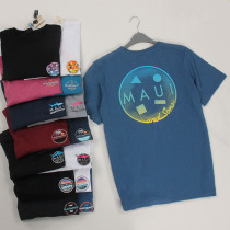 American trend good goods European and American wind summer loose t casual round collar short - sleeve printing fashion bottom T - shirt menswear