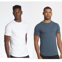 Former 48 US dollars bull cargo complex design elastic cotton soft - fit sports bottom - sleeved T - shirt men