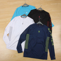 Sun protection 30 High - end outdoor sports good elasticity trend camouflage loose leisure and obesity large - size long - sleeve T - shirt menswear