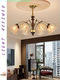 2026 New Model American Retro Lily of the Valley Flower Chandelier for Living Room, French Vintage Style Main Chandelier for Bedroom, Dining Room, and Hall