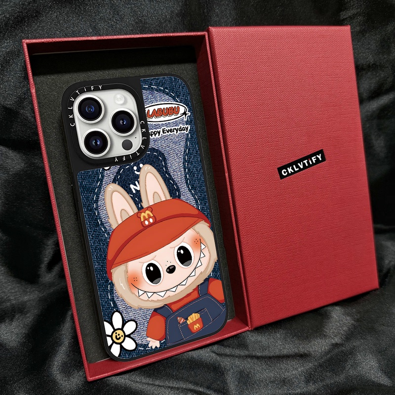 Cklvtify Cute Denim Labubu Magnetic Magsafe Compatible Apple 16 Pro Max Phone Case New Model iPhone 15 Anti-Drop 17 Plus Couple 17 High-End Feel for Women Cklvtify Cute Denim Labubu Magnetic Magsafe Compatible Apple 16 Pro Max Phone Case New Model iPhone 15 Anti-Drop 17 Plus Couple 17 High-End Feel for Women