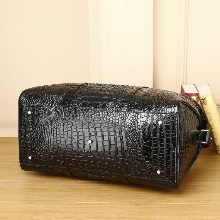 Large Genuine Crocodile Travel Backpack for Men Luxury - Detail image 3
