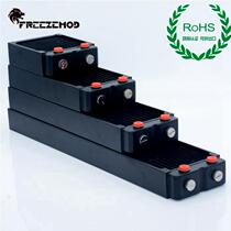 FREEZEMOD water cooling heat dissipation copper bar two-floor 45MM thick TSRP-HP45 red copper fin 5-hole ROSH certification