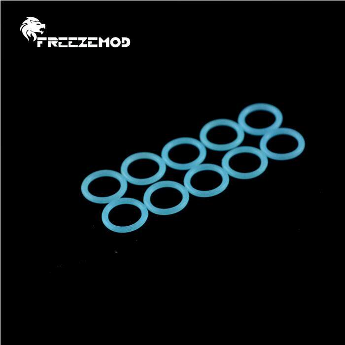 FREEZEMOD G1 4 external thread sealing ring luminous blue silicone gel material 10 only MFQ-G1520B