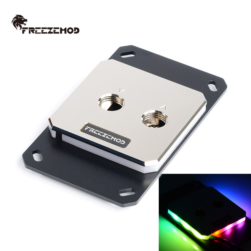 FREEZEMOD computer CPU water cooling head AMD-JB3TR full metal 60 * 60 upper cover phantom lamp effect RGB