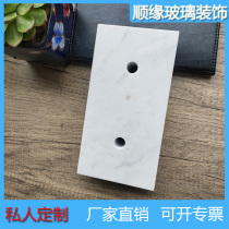 Jade crystal brick Glass brick Fine grinding brick Square solid outdoor partition wall Bar shape decorative wall Jade wall