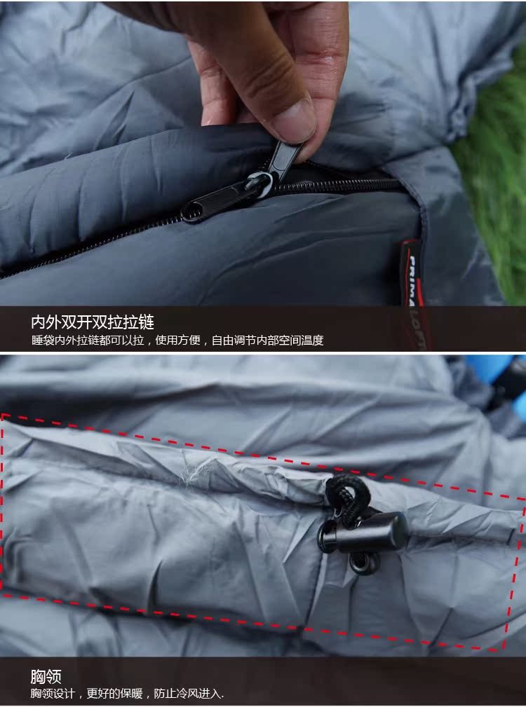 Túi ngủ Kingcamp xác ướp siêu nhẹ siêu ấm mùa xuân và mùa thu túi ngủ mùa đông KS3183 Hoa Kỳ Primaloft - Túi ngủ túi ngủ văn phòng mùa hè
