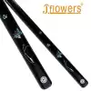 American JF billiard club Chinese style black eight clubs Snoke small head billiard club carved inlaid handmade through rod single section