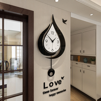 Meishida watch wall clock Living room Nordic personality creative fashion Modern simple trend atmospheric home clock