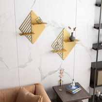 Light Extravagant Shelf Wall Decoration Iron Art TV Background Pendant Creative Living Room Sofa Mesh Red Wall Upper Wall Decoration