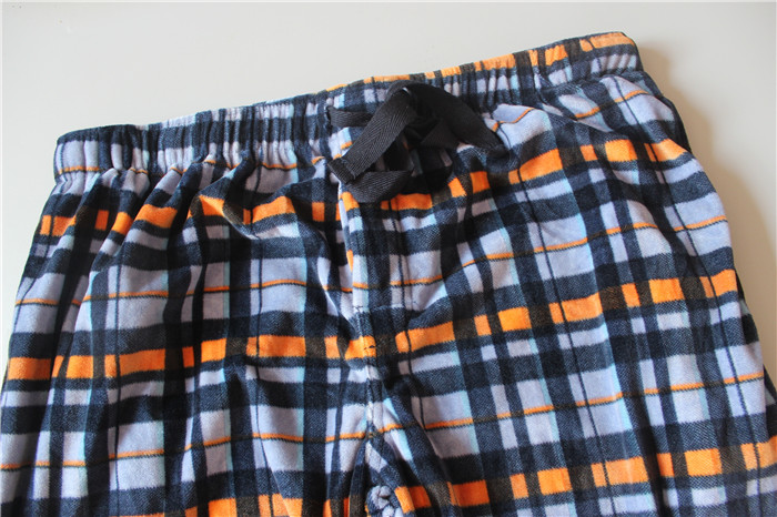 Mới mùa thu và mùa đông nam kích thước lớn lông cừu dây rút pyjama quần lỏng quần thẳng về nhà quần bò nam
