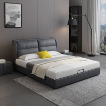 2022 New technology bunk bed modern minimalist Small family type washable solid wood frame double master bedroom art bed