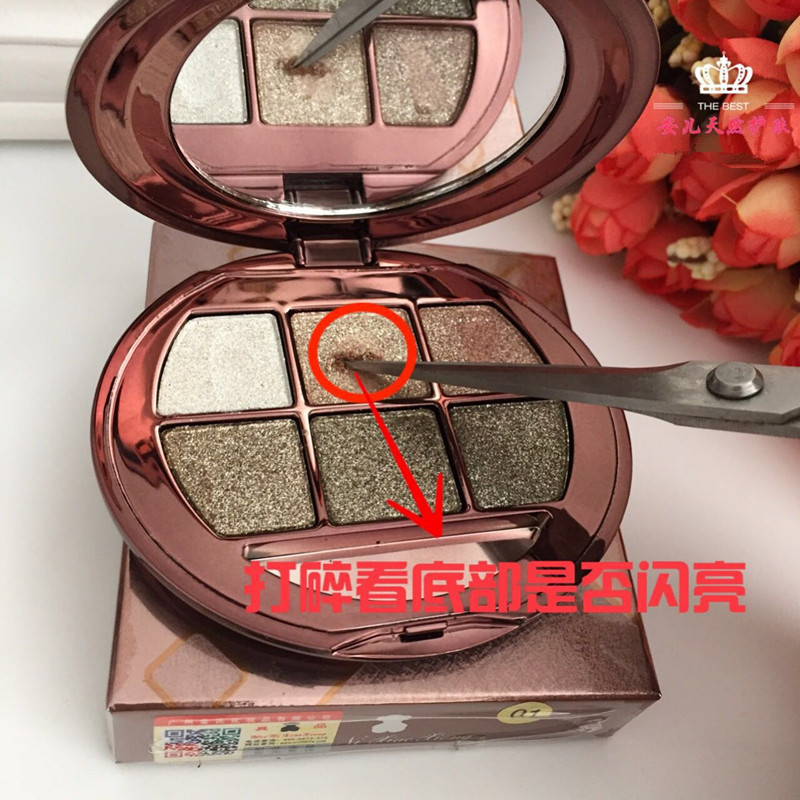 Chính hãng Vini Gấu 6 Màu Kim Cương Ngọc Trai Sáng Bóng Eyeshadow Trái Đất Smokey Trang Điểm Bí Ngô Màu Rượu Vang Đỏ Bóng Mắt phấn mắt tốt