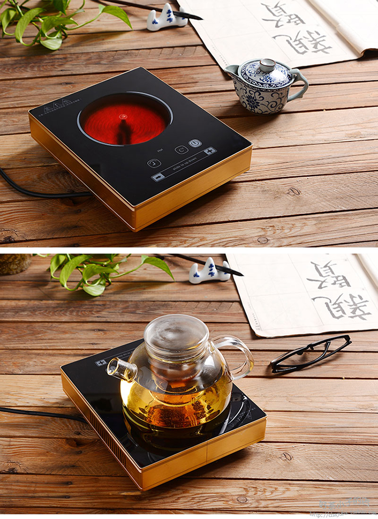 Bếp điện từ Ming Shangde Lò hồng ngoại chống bức xạ điện gia dụng phần mỏng sưởi ấm đối lưu lò câm bếp từ