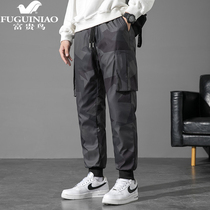 Rich Expensive Bird Special Cabinet Big Brand Male Style Duck Suede Down Pants Winter Thickening Warm-Proof And Cold-Proof Sports Pants Men
