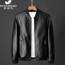 Rich Guido Hainen genuine leather fur coat mens spring and autumn slim fit coat spring clothing mens and mens handsome leather jacket man
