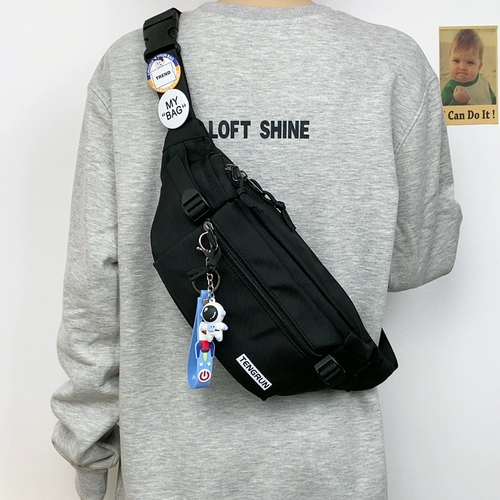 Tide, нагрудная сумка подходит для мужчин и женщин, спортивная сумка на одно плечо, японская поясная сумка, сумка для телефона