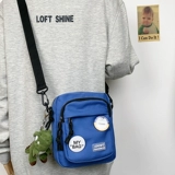 Сумка для телефона, мужской брендовый рюкзак, японская сумка на одно плечо для отдыха, универсальная сумка через плечо для школьников, в корейском стиле