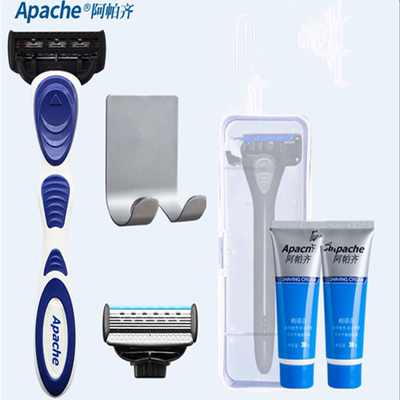 【阿帕奇】进口5层老式剃须刀