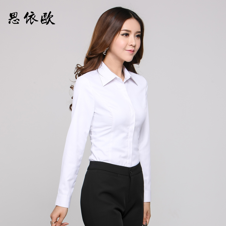 white long sleeve shirt with black pants