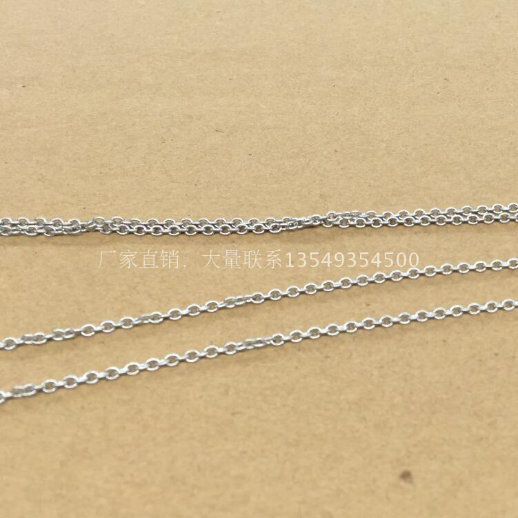 Thép không gỉ 304 không có giao diện chuỗi vòng đeo tay vòng tay vòng chân trang sức chuỗi thép không gỉ hàn giá 1 m - Vòng chân vòng đeo chân