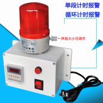 Timing alarm cycle single-stage industrial equipment working time electronic sound and light timing alarm reminder AC220V