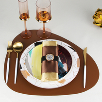 Hotel Upscale Cutlery Hand-painted Watercolor Dinner Plate Suit Boilerplate Room Swing Table Shallow Dish will use the Western dinner plate suit