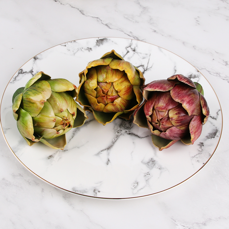 Sample-to-plate simulation fruit pendulum piece green plant hand feel glue pineapple flower embellisher sample plate room living-room decoration process