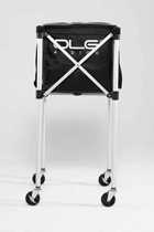 Folding Mobile Tennis Cart with Wheels Portable Detachable Coach Car Aluminum Tennis Frame