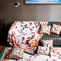 New American high-end light luxury single double blanket casual blanket velvet blanket blanket summer cool cover blanket towel