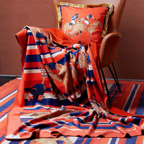 Upscale American Junge Horse Blanket Single Double Light Extravagant Casual Blanket Suede Blanket Warm Cover Quilt Scarred By The Spring Fall.