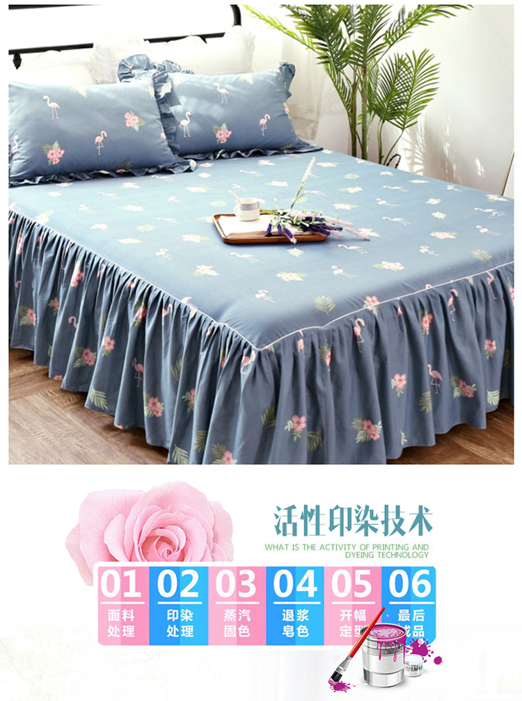 khăn trải giường bông xù giường váy mùa hè duy nhất mảnh 1.5m1.8 mét bảo vệ giường bông bìa trượt Simmons - Váy Petti váy giường