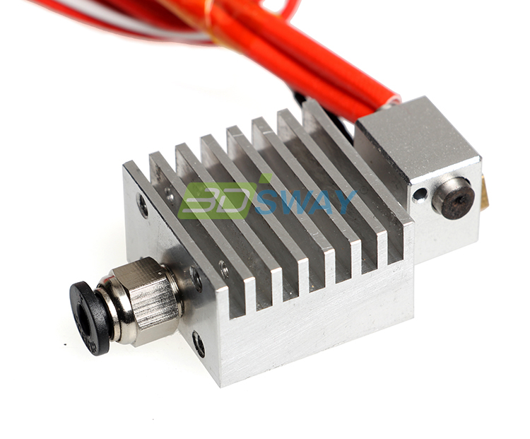 Đầu in 3d đầu đùn e3d đầu in mới v5 v6 nâng cấp phiên bản vòi phun phụ kiện tự làm