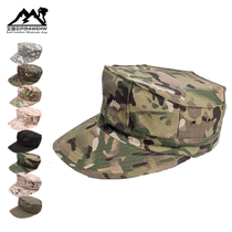 American navy marine with the same team hat outdoor army fan CS tactical camouflage hat four seasons flat top hat visor octagonal hat