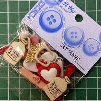 2017 New dress IT up phone case decoration imported clothes button American shape buckle BT1281