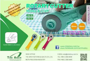 Elegant 45mm Quick Cloth Knife Cloth Cutter Cutting Tool ERC-45