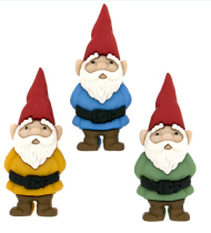 Import modeling button mobile phone case decorative button three dwarf DIY button clothing button BT7696