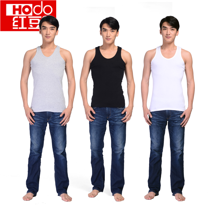 2-3 miếng đậu đỏ người đàn ông bông mùa hè dưới sling đan đáy áo mỏng phần breathable bông vest