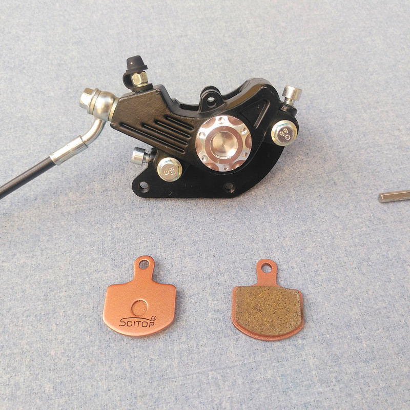 Beauty Yijia folding electric car accessories electric motor car oil brake brake sheet brake leather brake leather copper base abrasion resistant